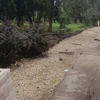 Asfaltiranje prilaznih staza i puteva u Bolnici Kovin